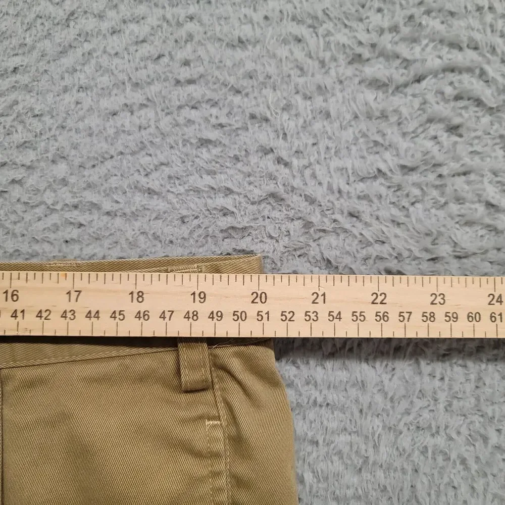 Orvis Pants‎ Mens 40 Brown Pleated Chino Outdoors Casual Pockets Khaki Mid Rise
